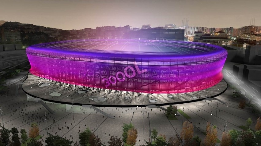 Nowy stadion Barcelony - wizualizacja