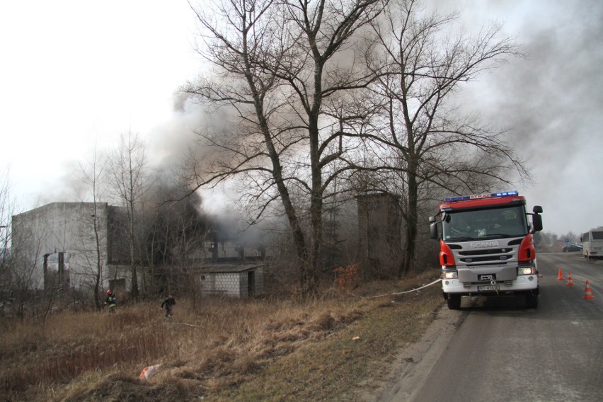 Trzy zastępy Państwowej Straży Pożarnej z Tarnobrzega i Nowej Dęby gasiły pożar w Chmielowie          