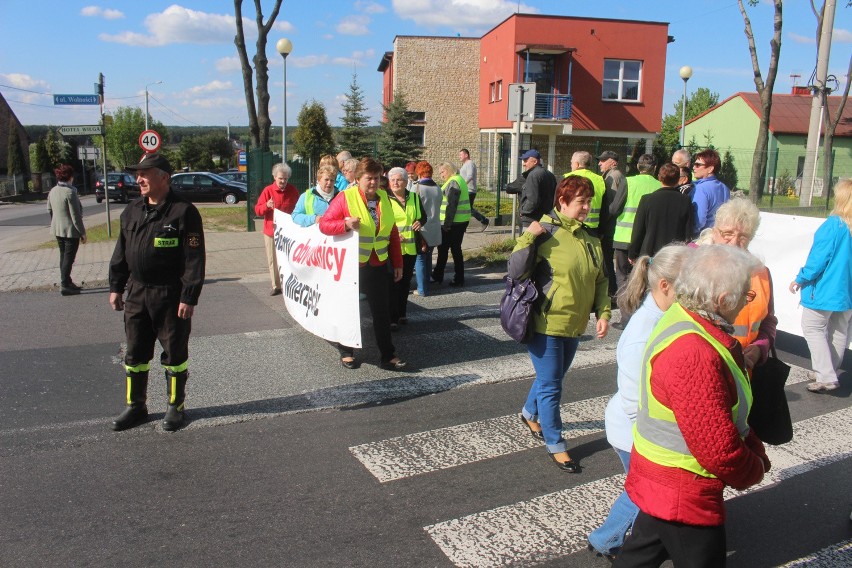 Protest mieszkańców Mierzęcic