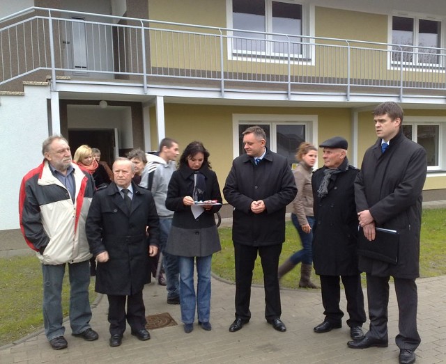 Mieszkańcy otrzymali lokale socjalne przy ul. Przemysłowej w Koszalinie.