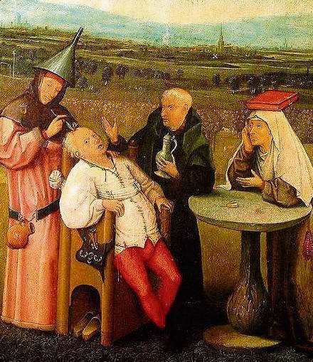 Hieronim Bosch, ,,Leczenie głupoty”