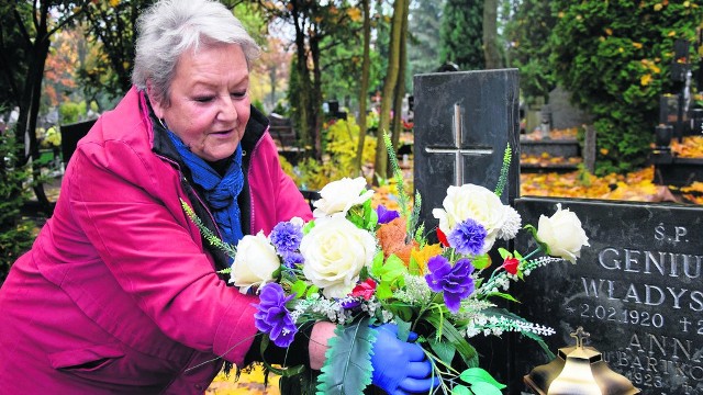 Krystyna Geniusz na cmentarz w Gorzowie 1 listopada zamierza przyjechać przed południem