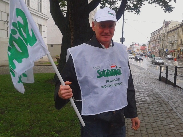 Protest rolników w Bydgoszczy