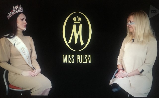 Anna-Maria Jaromin z Katowic, Miss Polski 2020 była gościem Dziennika Zachodniego