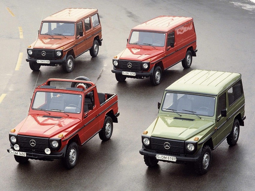 Takie były początki: gama produkcyjna modelu G z roku 1979