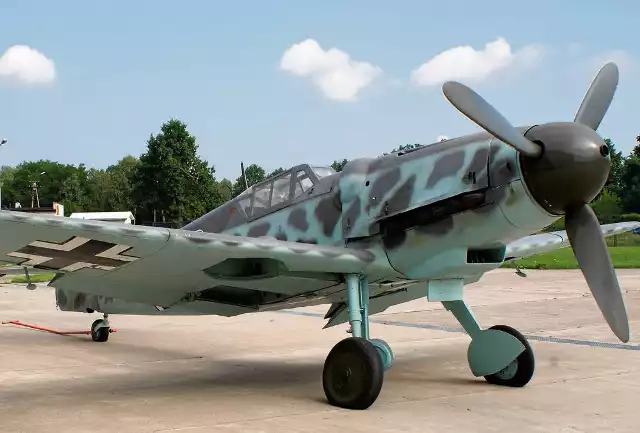 Messerchmitt Bf109 tym razem trafił do Krakowa na dłużej
