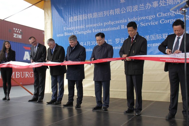 Inauguracja połączenia kolejowego Kutno - Chengdu