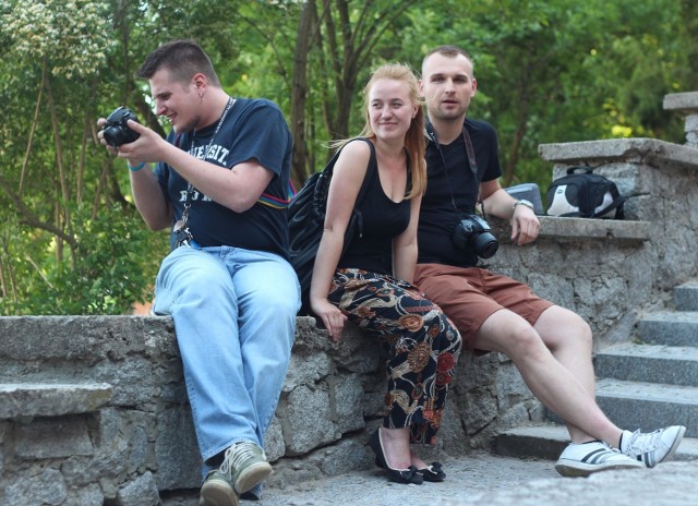 Karol, Beata i Cyprian, czyli trzy czwarte grupy, która tworzy fanpage "Ludzie Lublina"