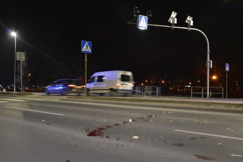 Śmiertelne potrącenie na ul. Szarych Szeregów w Radomiu.