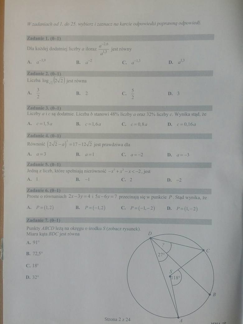 MATURA 2017. Matematyka - ODPOWIEDZI, ROZWIĄZANIA, ARKUSZ...