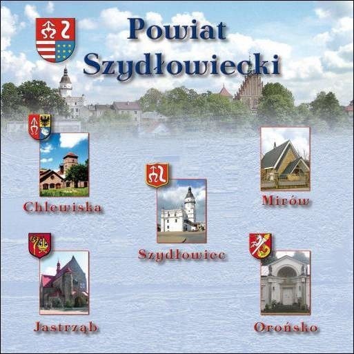 Okładka nowego folderu wydrukowanego przez Starostwo Powiatowe w Szydłowcu.