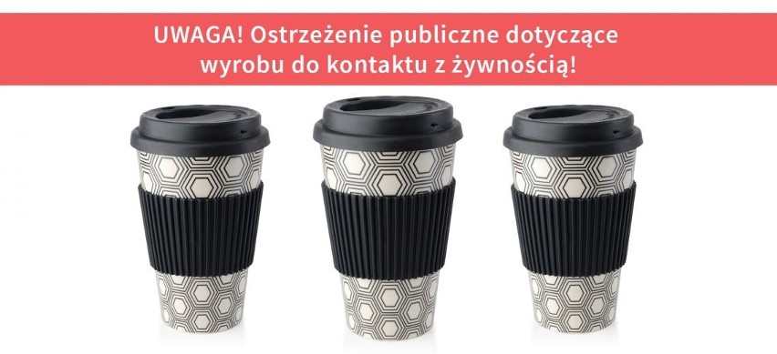 GIS wycofał kolejny produkt: Kubek z pokrywką marki Mondex...