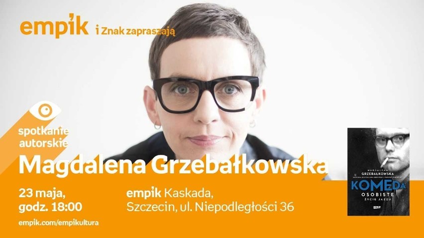 Magdalena Grzebałkowska w  Empiku Kaskada...