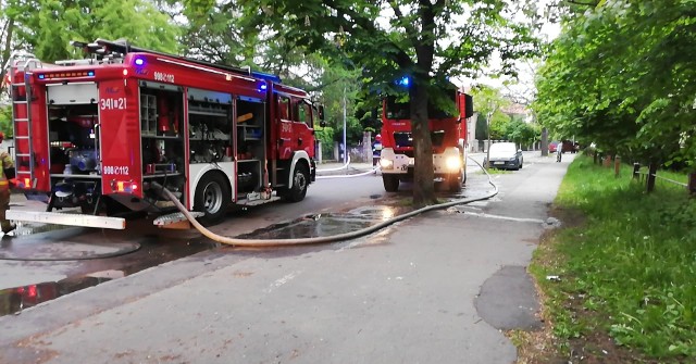 Pożar w przedszkolu przy ulicy Wandy w Słupsku