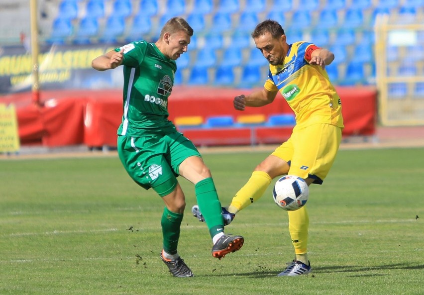 Górnik Łęczna przegrał pierwszy mecz w sezonie 2018/19 (ZDJĘCIA)