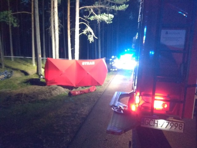 Tragiczny wypadek regionie. Nie żyje motocyklista. Do wypadku doszło między miejscowościami Laska i Przymuszewo w gm. Brusy w powiecie chojnickim.