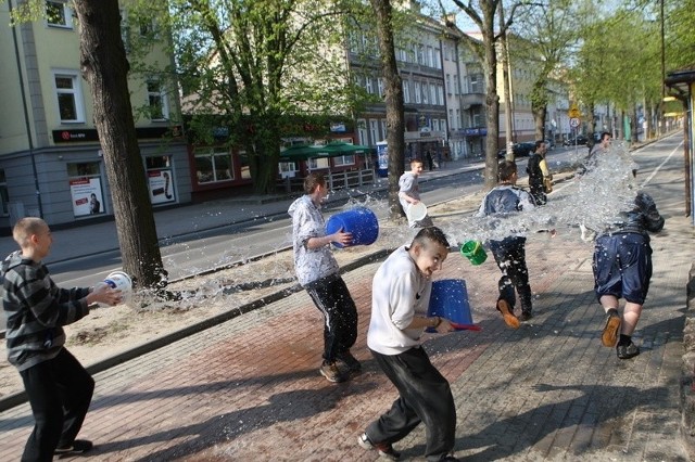 Lany poniedziałek w Słupsku 10 lat temu.