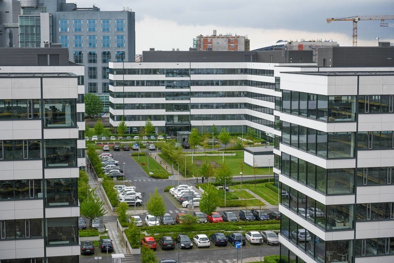 Część Business Garden Poznań jest już gotowa. Pracownicy...