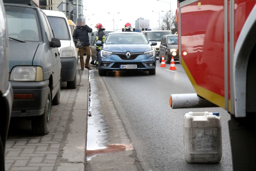 Wypadek przy Pasażu Zielińskiego. Są utrudnienia