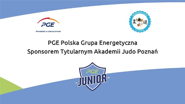 PGE Polska Grupa Energetyczna przez co najmniej rok będzie wspierać Akademię Judo Poznań, w której trenuje łącznie z filiami ponad tysiąc zawodników