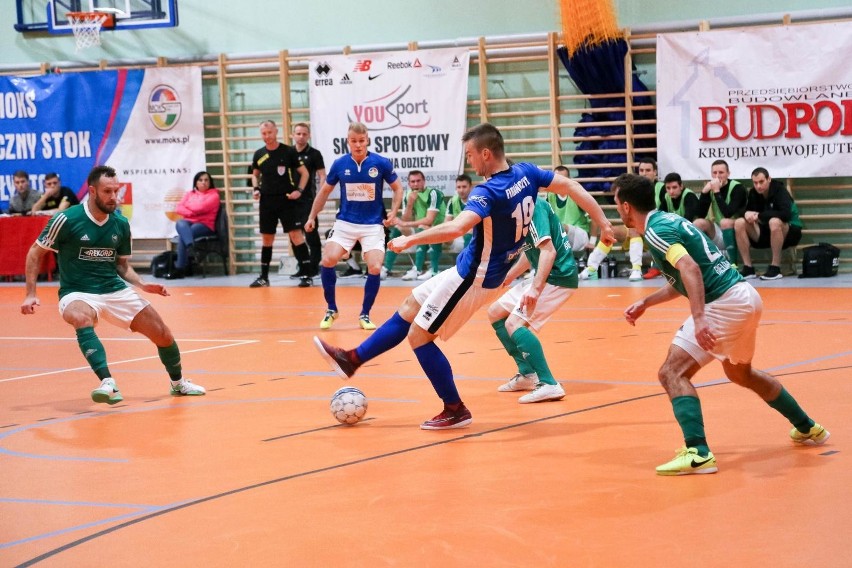 Mecz ekstraklasy futsalu MOKS Białystok - Rekord Bielsko...