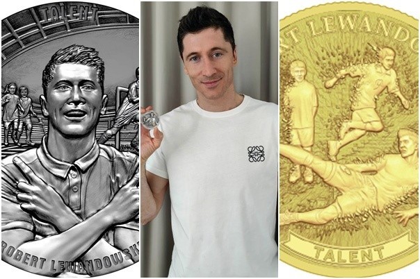 W tym roku na rynku pojawiła się moneta "Talent" z wizerunkiem Roberta Lewandowskiego.