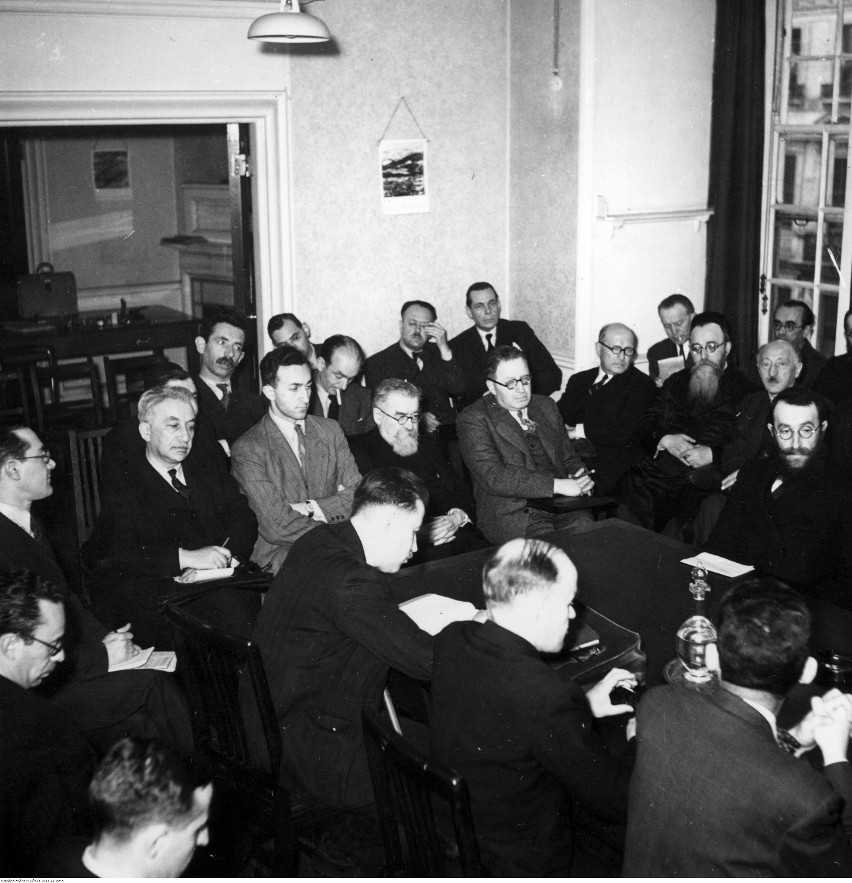 Posiedzenie żydowskiej Rady Pomocy Żydom w Polsce, Londyn 25...