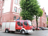 Pożar w siedzibie II LO w Słupsku (wideo)