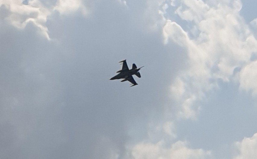 Na łódzkim niebie 19 czerwca pojawiły się myśliwce F-16....