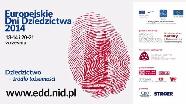 "Dziedzictwo &#8211; źródło tożsamości&#8221; &#8211; pod tym hasłem ruszają kolejne już, XXII Europejskie Dni Dziedzictwa w Polsce
