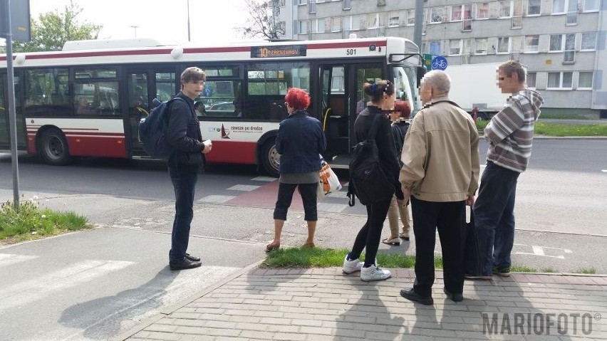 Autobus MZK potrącił rowerzystę.