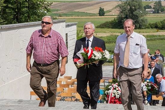 Po lewej: Jan Bębenek, szef Prawa i Sprawiedliwości w...