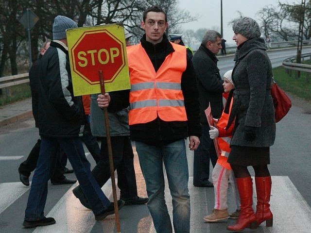 Pikieta trwała niespełna pół godziny.