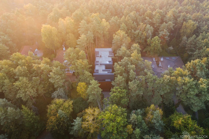 Dom jak Las pokonał 80 rywali w zagranicznym konkursie. Zobacz wyjątkowy polski projekt domu wtopionego w przyrodę