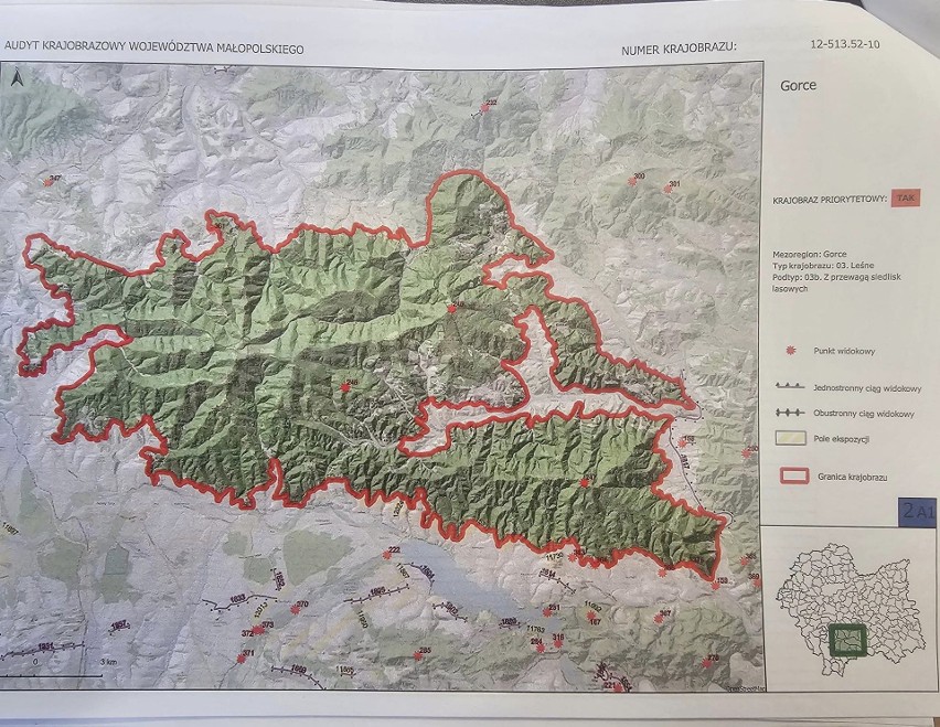 Plan nowego obszaru chronionego w rejonie Waksmundu
