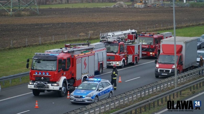 Próba samobójcza na A4. Desperat skoczył z wiaduktu