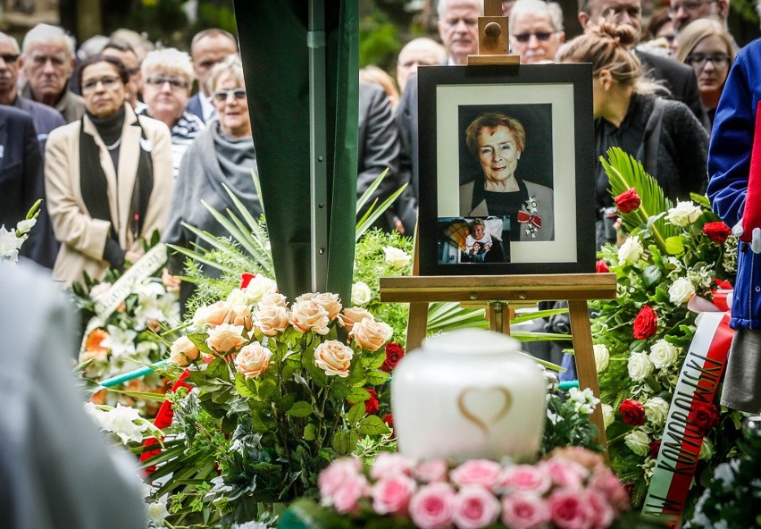 Pogrzeb Olgi Krzyżanowskiej na cmentarzu Srebrzysko w...