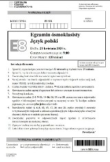Język polski - egzamin ósmoklasisty 2020 - oficjalny ARKUSZ, tematy, zadania