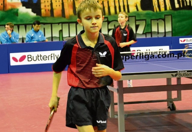 Tomasz Malicki , tenisista Olimpii/Unii i uczeń klasy sportowej w Gimnazjum nr 7, jest już mistrzem województwa kadetów.
