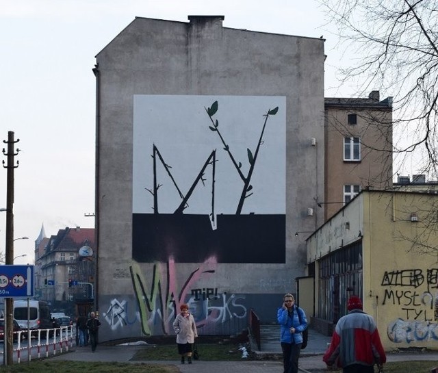 Mysłowicki mural słynnego artysty został zniszczony na początku roku, odnowiony zostanie w maju