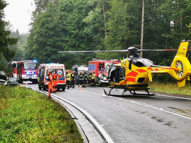 Wypadek na DK11 w okolicach miejscowości Przydargiń