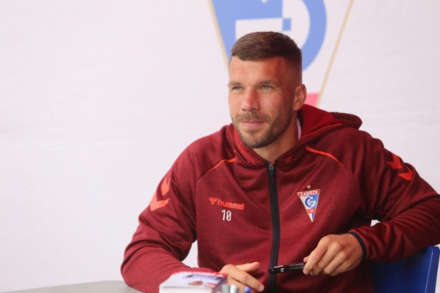 Lukas Podolski od tego sezonu gra w Górniku Zabrze.