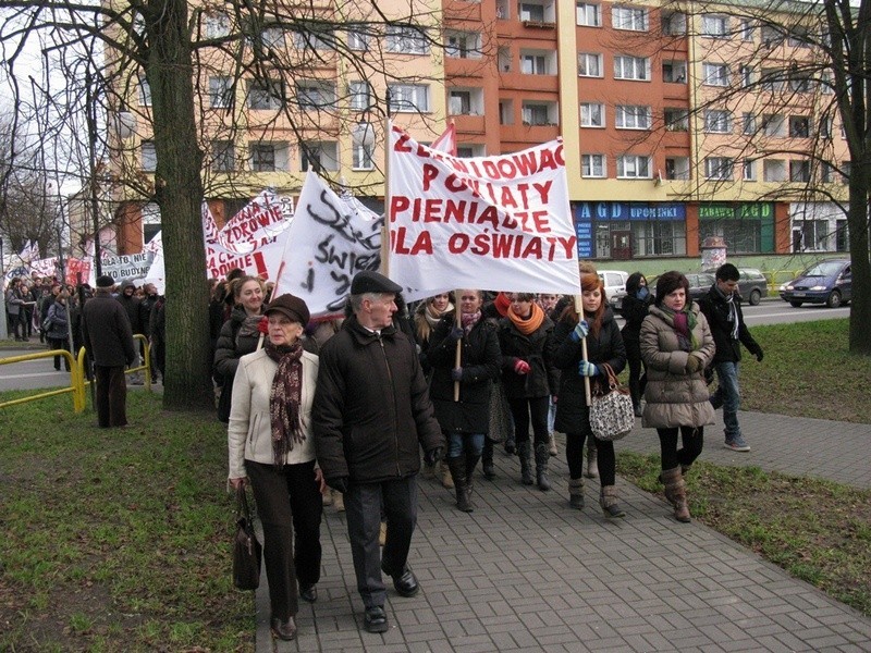 Protest licealistów z Miastka