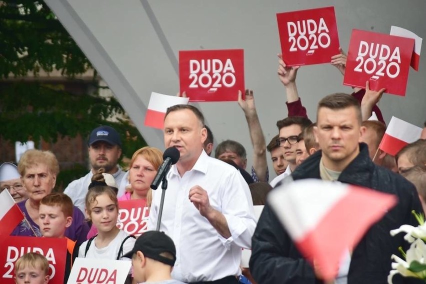 Andrzej Duda w Kwidzynie, 29.06.2020 r.