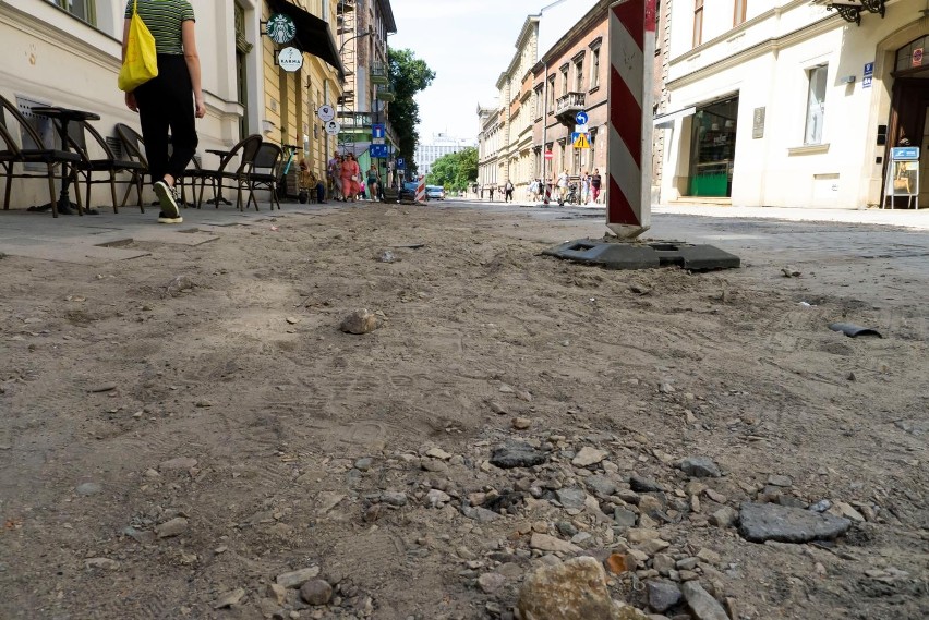 Ulica Krupnicza została rozkopana