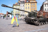 Zniszczone rosyjskie czołgi w Warszawie. „Za wolność naszą i waszą”