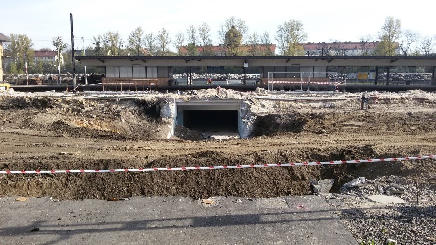 Na dworcu PKP w Gliwicach trwa generalny remont.