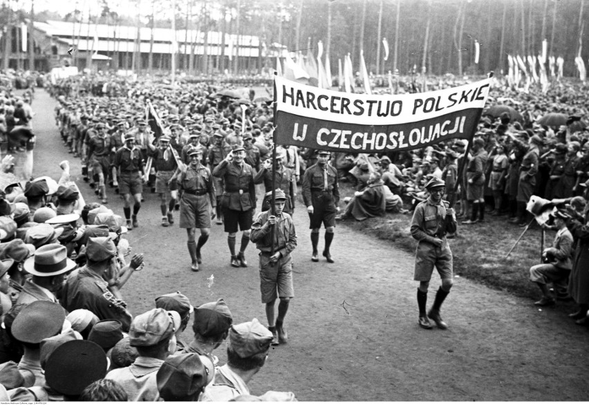 Międzynarodowy zlot harcerzy w Spale, 1935 rok.