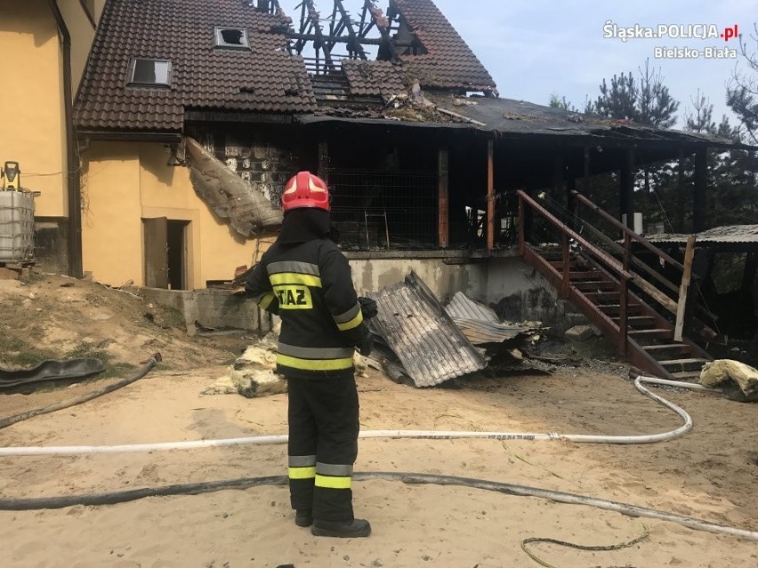 Pożar w hotelu dla zwierząt w Czechowicach - Dziedzicach....