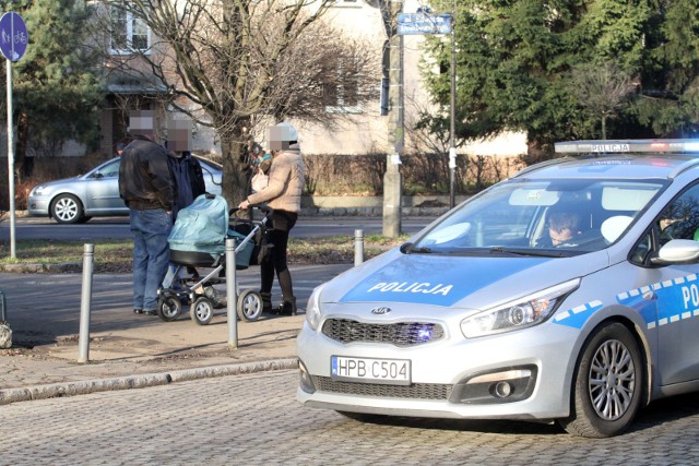 Świadkiem potrącenia byli policjanci.